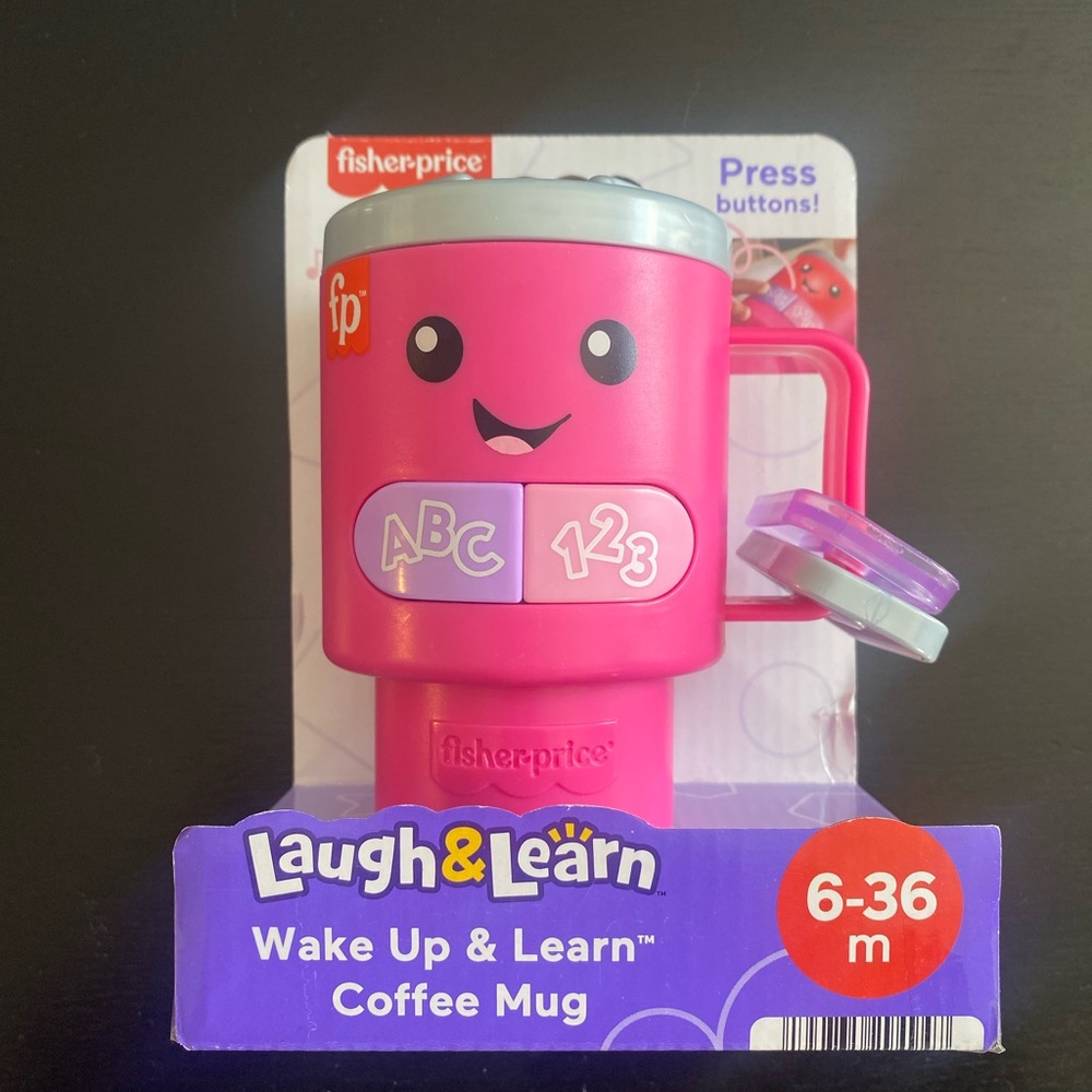 Fisher-Price Pink Laugh & Learn Coffee Mug